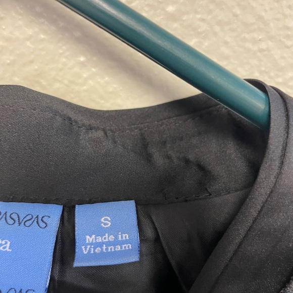 Simply Vera, Vera Wang Dark Gray Wool Blend Bolo Jacket. Size Small - Picture 2 of 7